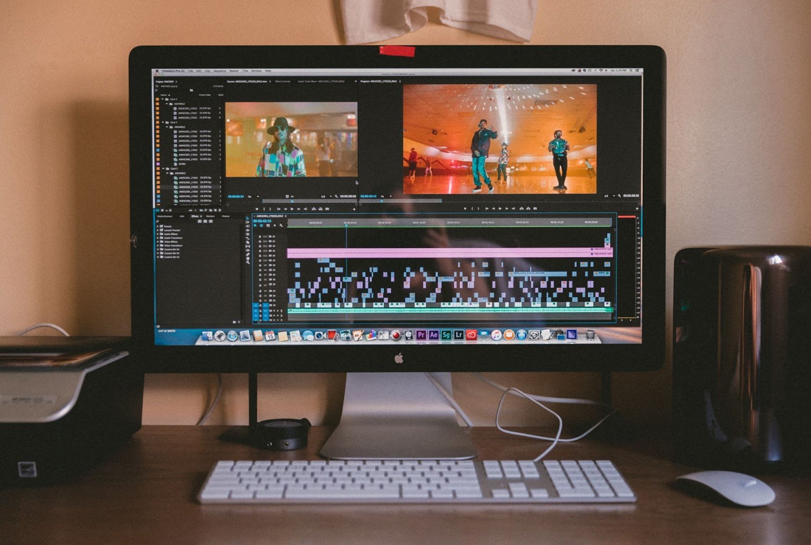 Video editing in Premiere Pro