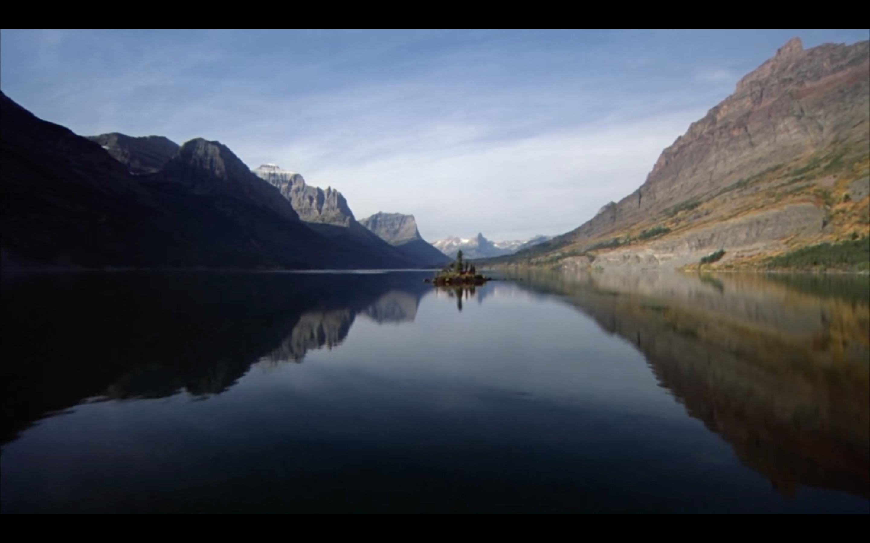 The Shining establishing shot